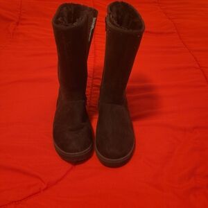 Black Suede Boots